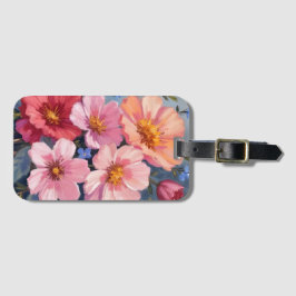 Blooming Petals | フローラル水彩画 ラゲッジタグ