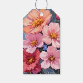 Blooming Petals | フローラル 水彩画 ギフトタグ