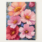 Blooming Petals | 花の水彩画 プランナー手帳 (裏面)