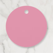 Blooming Pink Petals | 花 水彩画 フェイバータグ (裏面)