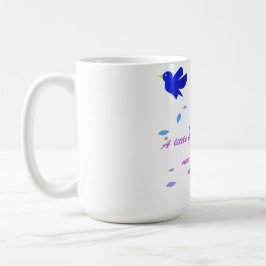 Blooming positivity  colour ful floral quote Mug コーヒーマグカップ