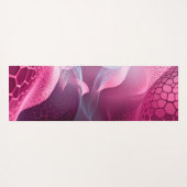 Blooming purple red from rigidity to fluidity  ヨガマット (裏面(横))