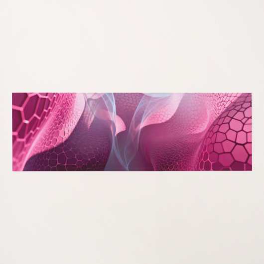 Blooming purple red from rigidity to fluidity  ヨガマット (裏面(横))