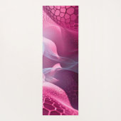 Blooming purple red from rigidity to fluidity  ヨガマット (裏面)