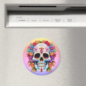 Blooming Skull マグネット (インサイチュ (食洗機))
