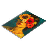 Blooming Soul - Oil Painting Style Portrait ノートブック (左側)