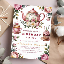 Blooming Tea Party Celebration