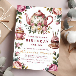 Blooming Tea Party Celebration 招待状