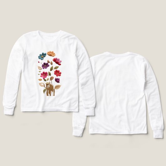 Blooming Through Silence Soft Petals, Liquid Roots (デザイン 正面＆背面)