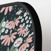 Blooming Wildflowers Custom Name ピックルボールラケット (左詳細)