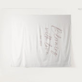 Blooming With Love Wedding Photo Backdrop タペストリー (正面(横))