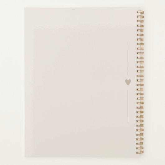 Blooming Wonder Planner プランナー手帳 (裏面)