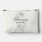 Blooming Words フラワーポーチ アクセサリーポーチ (裏面)
