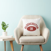 Bloomington Indiana College Decor Pillow クッション (椅子)