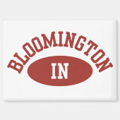 Bloomington Indiana Fridge Magnet College Gift マグネット (正面)