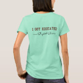 Bloomington Tシャツ（レディースリンガー） Tシャツ (裏面)