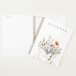 Blooms Book ボタニカル ラインアート プランナー手帳