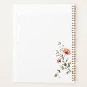 Blooms Book ボタニカル ラインアート プランナー手帳 (裏面)