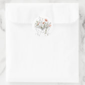 Blooms Book Botanical Line Art ステッカー (バッグ)