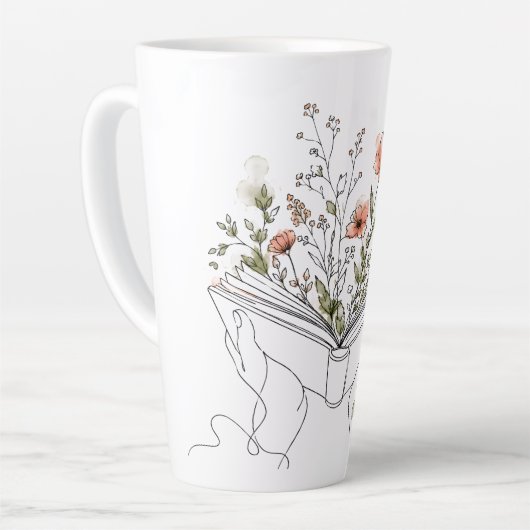Blooms Book Botanical Line Art ラテマグ (左アングル)