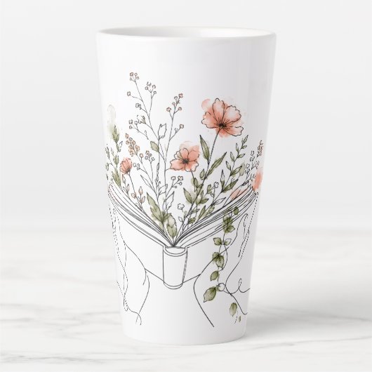 Blooms Book Botanical Line Art ラテマグ (正面)