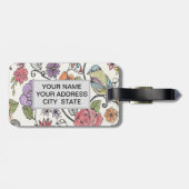 Bloomsburyデザインオンラゲッジタグ ラゲッジタグ (裏面横)