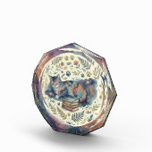 Bloque de Cristal Decorativo- Art Acuarela フォトブロック (右)