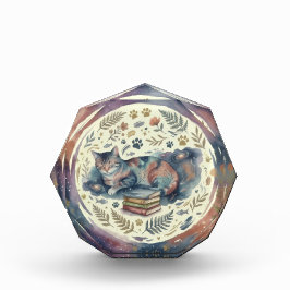 Bloque de Cristal Decorativo- Art Acuarela フォトブロック