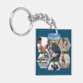 Bloque para fotos "Best Dad Since" personalizable キーホルダー (正面左)