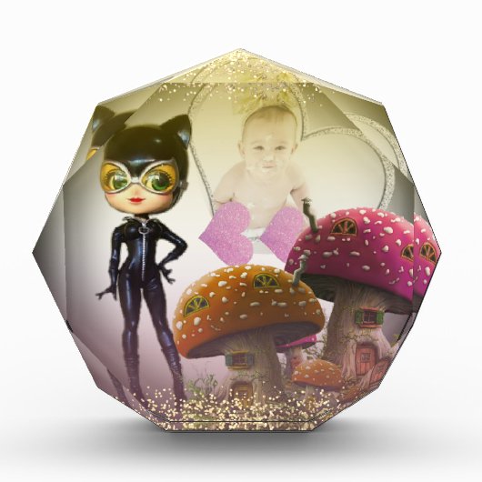 Bloque para fotos personalizado con la gata フォトブロック (正面)