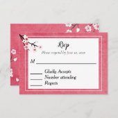 Blossom日本の RSVP (正面/裏面)