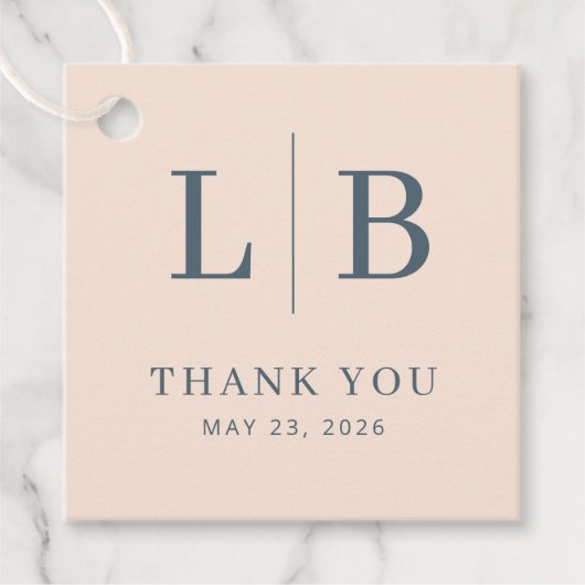 Blossom and Vow Wedding フェイバータグ (正面)