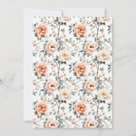 Blossom and Vow Wedding 招待状 (裏面)