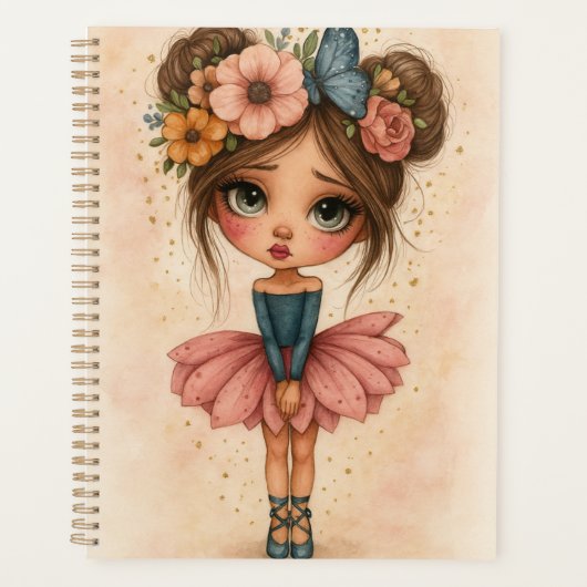 Blossom Ballerina Girl Planner プランナー手帳 (正面)