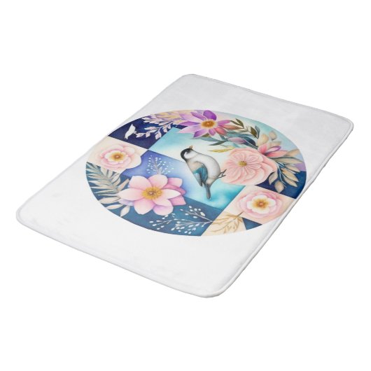 Blossom & Bird  バスマット (アングル)