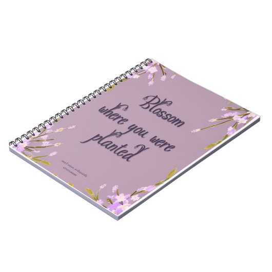 Blossom Blumen Mel Mae Schmidt Stationery ノートブック (左側)