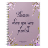 Blossom Blumen Mel Mae Schmidt Stationery ノートブック (正面)