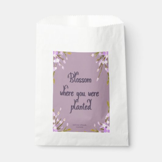 Blossom Blumen Mel Mae Schmidt Stationery フェイバーバッグ (正面)