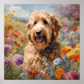 Blossom Buddy: A Goldendoodle's Paradise ポスター (正面)
