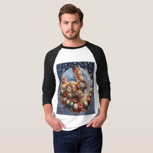Blossom Bunny Easter  Tシャツ (正面フル)