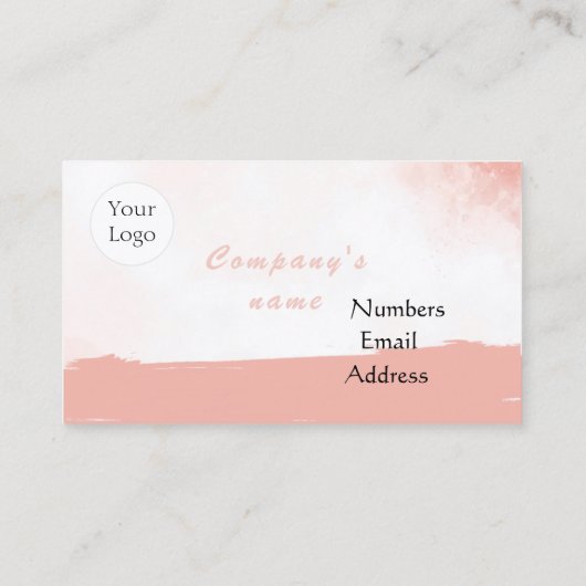 Blossom business card 名刺 (裏面)