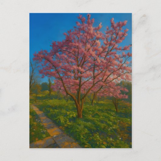 Blossom Crossroads – 春の庭園 ポストカード (正面)