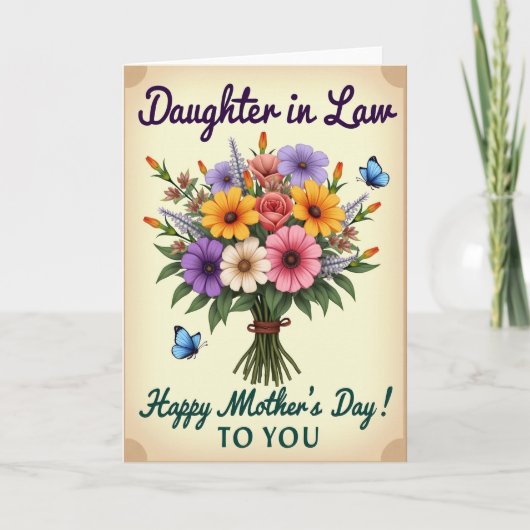Blossom Daughter In Law Card カード (正面)