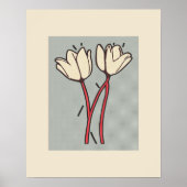 Blossom Duo:開花シンプルのエレガンス ポスター (正面)