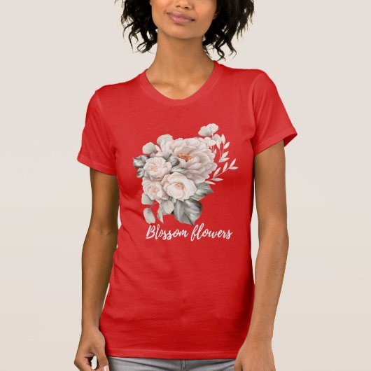 Blossom Flowers T-Shirt Tシャツ (正面)