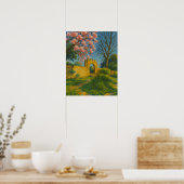Blossom Gate – 魔法の庭の絵画 ポスター (キッチン)