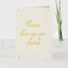 Blossom Goldkarte Mel Mae Schmidt Stationery 箔シーズンカード
