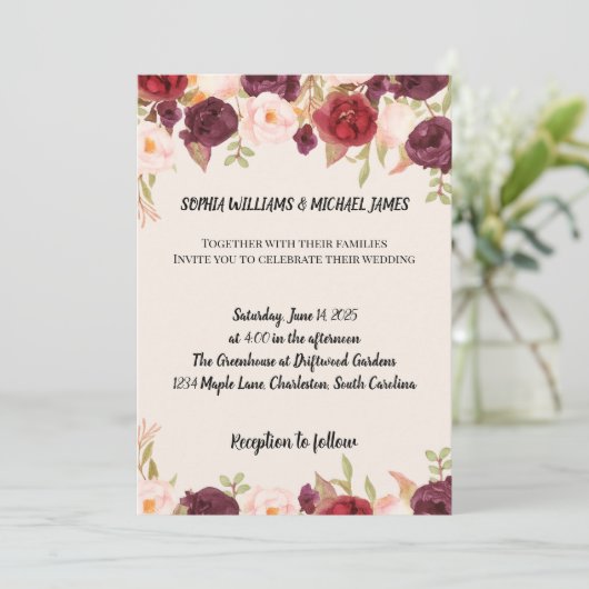 Blossom Harmony 招待状 (スタンド正面)