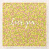 Blossom Haze ガラスコースター (正面)