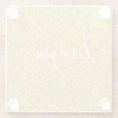 Blossom Haze ガラスコースター (裏面)